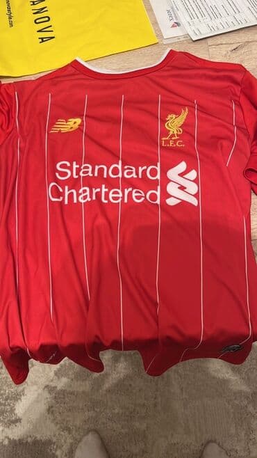 futbol koynəyi: Futbolka, Adidas, M, rəng - Qırmızı — 9