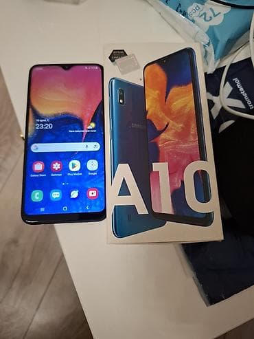 ses guclendrici: Samsung Galaxy A10, 32 GB, rəng - Göy, İki sim kartlı — 2
