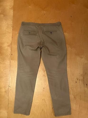 cins şalvar modelleri: Klassik kişi şalvar dəsti 1) Tünd mavi denim cins - Kəsim — 4