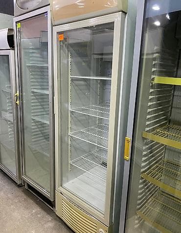 vitrin: Ticarət vitrin soyuducusu – şüşə qapılı, dik tip. - Ön hissə: tam — 1