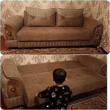 Диваны: Диван, Б/у, Раскладной, С подъемным механизмом — 1