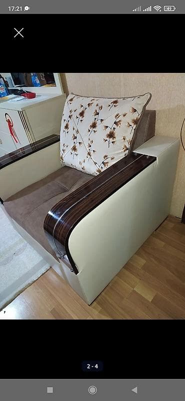 kreslo ofis: İşlənmiş, Kreslo, Parça, Kredit yoxdur, Çatdırılma yoxdur — 2