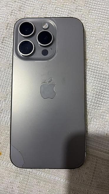 iphone 15 pro satilir: IPhone 15 Pro, 128 GB, Natural Titanium, Face ID — 6