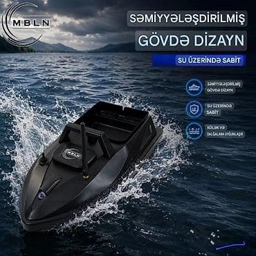 isma bikes: MBLN 500M uzaqdan idarə olunan güclü yem qayığı - Təxminən 500 m — 7