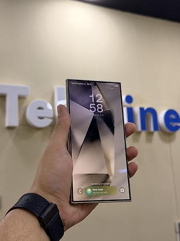 samsung es: Samsung Galaxy S24 Ultra, 256 GB, rəng - Boz, Zəmanət, Kredit, Düyməli — 5