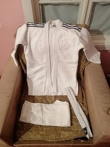 salvar: İdman dəsti, Adidas, Standart, rəng - Ağ — 10