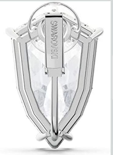 Qol saatları və aksesuarlar: Böyük kristal daşlı klips sırğa - Növ: klips (qulaq deşmədən — 5