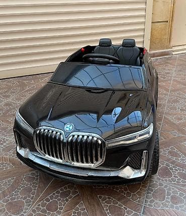 oyuncaq bmw: Uşaq üçün elektrikli maşın – BMW üslubunda, qara rəng. - Model: Mawin — 1