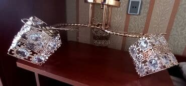 чешская люстра: Çılçıraq, 3 lampa, Metal — 3