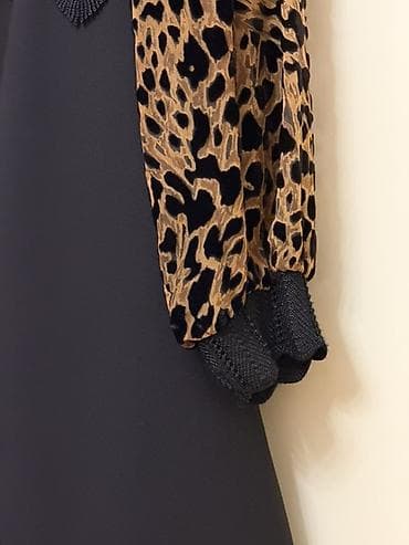 Şəxsi əşyalar: Leopar naxışlı qadın donu - Üst hissə: qara-qəhvəyi leopar printli — 6