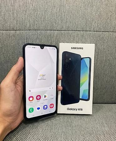 samsung tablet a 6: Samsung Galaxy A16, 128 GB, rəng - Boz, İki sim kartlı — 1