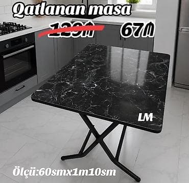 Qatlanan MASALAR Yeni və sifarişlə Qiymət: 67₼ Çatdırılma