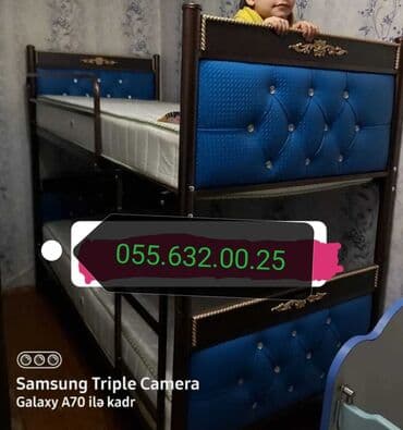 demir kravat: Yeni, Təknəfərlik çarpayı, Bazasız, Matras ilə, Siyirməsiz, Azərbaycan — 5