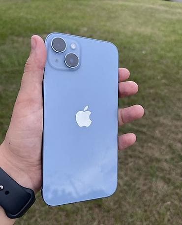 dubayski telefon: IPhone 14, 256 GB, Mavi, Simsiz şarj — 1