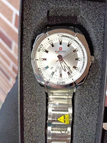 forsining saat: Yeni, Qol saatı, NaviForce, rəng - Gümüşü — 2