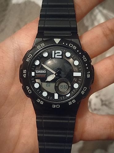 İşlənmiş, Qol saatı, Casio, rəng - Qara