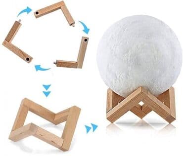 neon isiqlar satisi: Ay formalı dekor lampa🌕⚪️🟣🔵🔴🟠🟢 💥Qiymət : 19 AZN💥 Həm Pult ilə idarə — 4