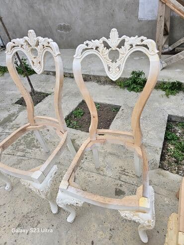 Taburetlər: Qonaq otağı üçün, Yeni, Qatlanmayan, Stul — 1