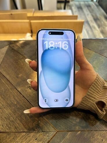 IPhone 15, 128 GB, Ağ, Face ID