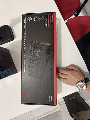 3 birinde printer: ASUS ROG Strix Scope NX Wireless Deluxe mexaniki klaviatura - Tam — 2