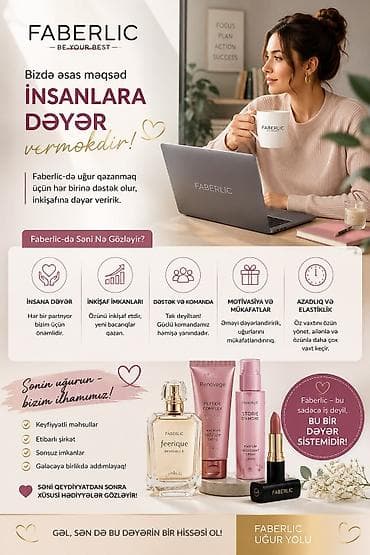 Faberlic Uğur yolu komandası.Xanımlara iş təklifi evdən çıxmadan öz