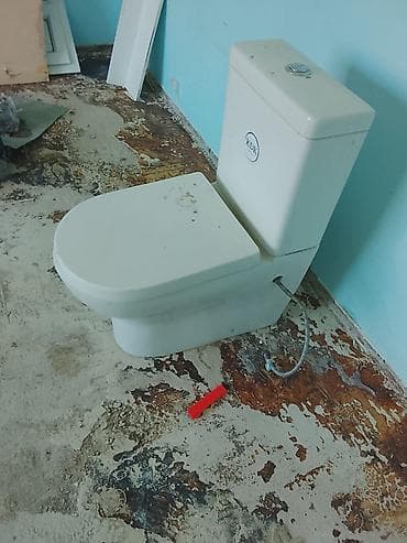 KDK markalı unitaz-komplekt - Korpus: döşəməyə quraşdırılan, monoblok