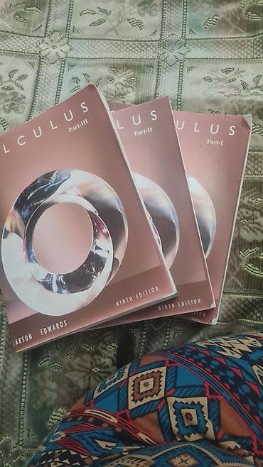 Calculus 1,2,3 hər biri 12 man. Barron's, Bədii kitab 3 man — 1