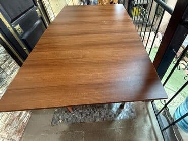 стол для балкона: Гостиный стол, Б/у, Складной, Ламинат, Прямоугольный стол — 3