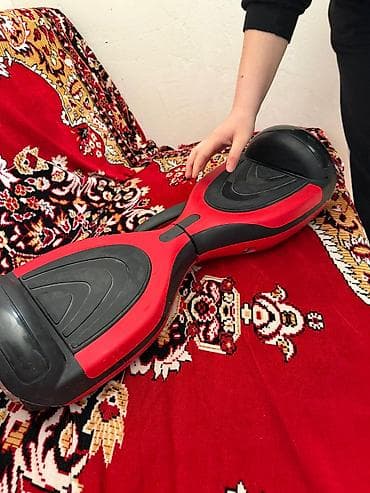 velosiped matoru ucuz: Elektrikli hoverboard (qiro-skutər) – qırmızı-qara dizayn - Təkər — 4