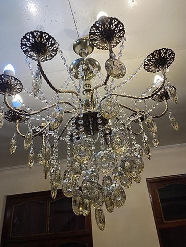 şamdam: Çılçıraq, 10 və daha çox lampa, Metal — 10