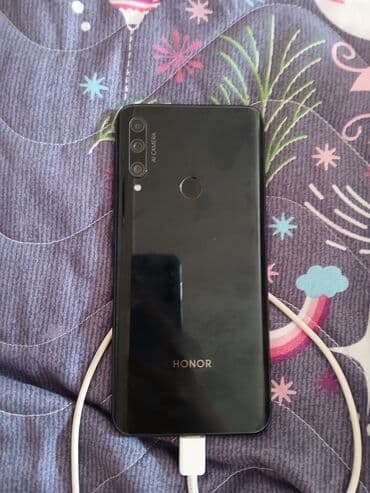 komputerlər ucuz: Honor 9X, 128 ГБ, цвет - Черный, Отпечаток пальца — 1