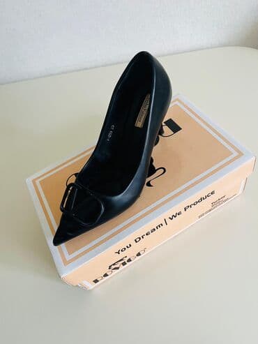 Tuflilər, Ölçü: 40, rəng - Qara, İşlənmiş