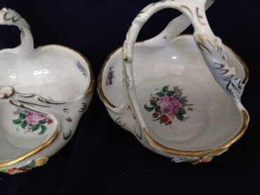 saxlama gabi: Старинные фарфоровые конфетницы с маркировкой VON SCHIERHOLZ в — 3