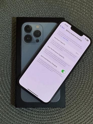 iphone 3: IPhone 13 Pro, 256 GB, Sierra Blue, Zəmanət, Kredit, Simsiz şarj — 7