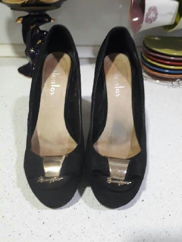 qara qadın krosovkaları: Tuflilər, Ölçü: 38, rəng - Qara, İşlənmiş — 3