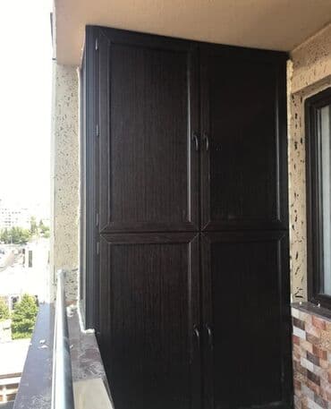 taxta qapi sekilleri: Plastik şkaflar(dolablar) balkonabloka, ev üçün ən yaxşı seçimdir — 14