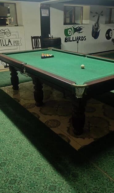 💫RR Amerkan bilyardi 9 şit 290x155 sm Qiymet 1950 azn uzeri mermer — 1