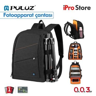 Fotoa və video kamera çantası❗️PULUZ Brendi❗️ 1. Cib müxtəlif