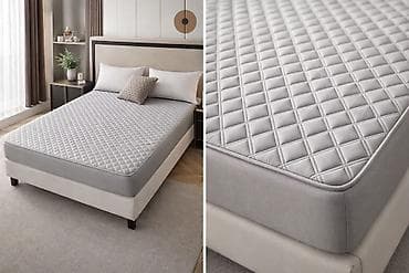 Döşəklər: Sukeçirməz teflon döşək qoruyucu Yataq döşəyi üçün quilted qoruyucu — 4