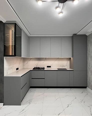 Sifarişlə mətbəx dəsti, Özü çəkən petlələr, MDF, Kredit yoxdur, Pulsuz çatdırılma