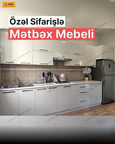 Özəl sifarişlə mətbəx mebeli – modern, funksional və ölçülərinizə