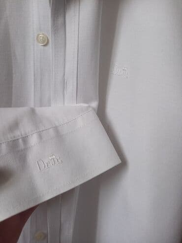 ağ kişi krossovkaları: Köynək, Boss, rəng - Ağ — 3