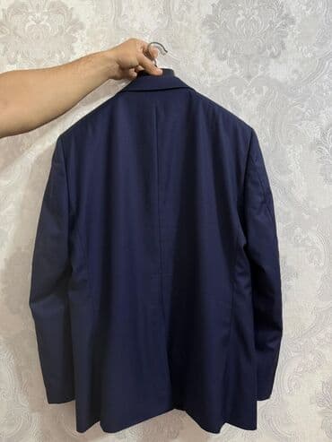 kisi pencekleri: Cacharel kişi kostyumu – tünd göy rəngdə, klassik dizayn. - Brend — 3