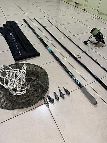 Ovçuluq və balıqçılıq: Sweida Spinning 1heftedir alinib tezedir 4.25 uzunluq 200/400Gram atis — 7