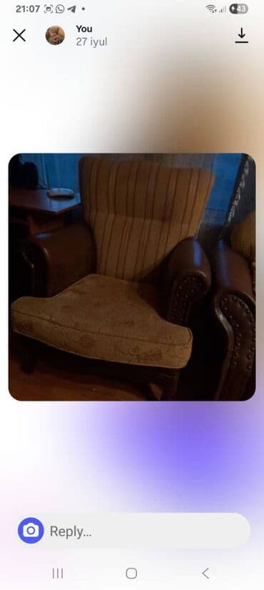 продать старую мебель в баку: Di̇van-kravat, İşlənmiş — 2