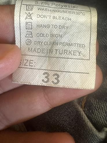 yeni model kurtkalar: Cins şalvar təmiz səliqəlidir 33 razmer — 3
