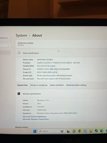ikinci el notebook qiymetleri: İşlənmiş ASUS Zenbook, 15.6 ", Intel Core i7, 512 GB, Ünvandan götürmə — 2
