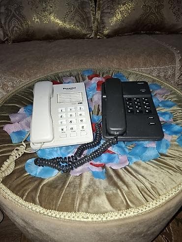 Бытовая техника: İki ədəd simli masaüstü telefon 1) Posantel KXT-3685 (ağ) - DTMF — 1