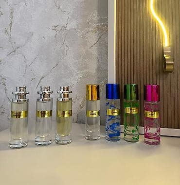 gumus destler: Məhsul: Brend ətir seçkiləri – şüşə sprey flakonlarda Təsvir: - Qoxu — 7