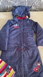 Cinslər və şalvarlar: Пальто- пуховик удлинённое, производство Канада на девочку 7-8 лет — 5